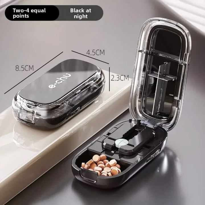 Kalsten | Pocket Size Dustproof Pill Cutter Organizer