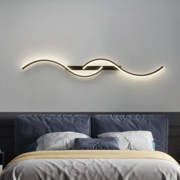 Modern LED Wall Lamp – Contemporary Wall Sconce for Living Room, Bedroom, Dining Room, and Hallway – Up & Down Lighting, Dimmable, Touch Switch, Indoor Home Decoration | Kalsten
