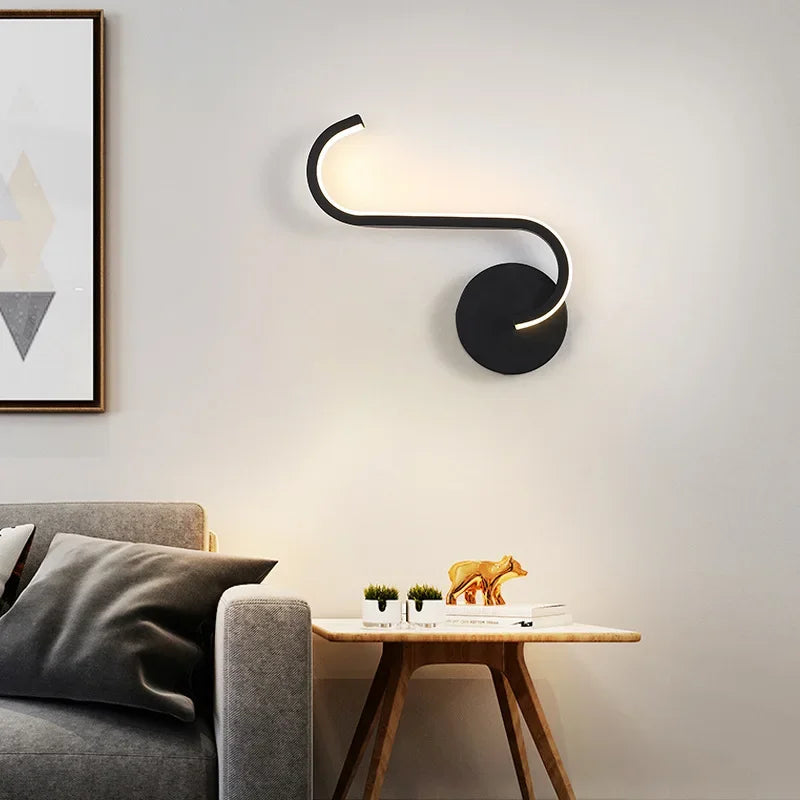 Modern LED Wall Lamp Bedside Sconce - Home Decor Lighting Fixture for Living Room, Bedroom, Hotel | Kalsten