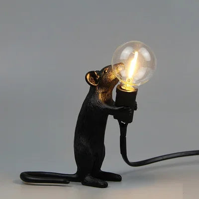 Modern USB Mouse Lamp LED Night Light – Creative Animal Shape Bedside Table Lamp for Home Decor, Bedroom, and Desktop Lighting | Kalsten