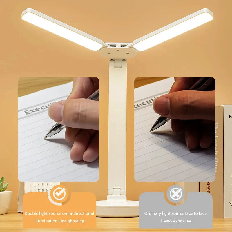 Adjustable Reading Lamp - Rechargeable Dimmable with Phone Table | Kalsten