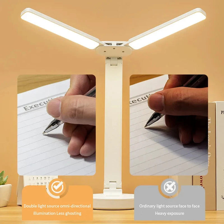 Adjustable Reading Lamp - Rechargeable Dimmable with Phone Table | Kalsten