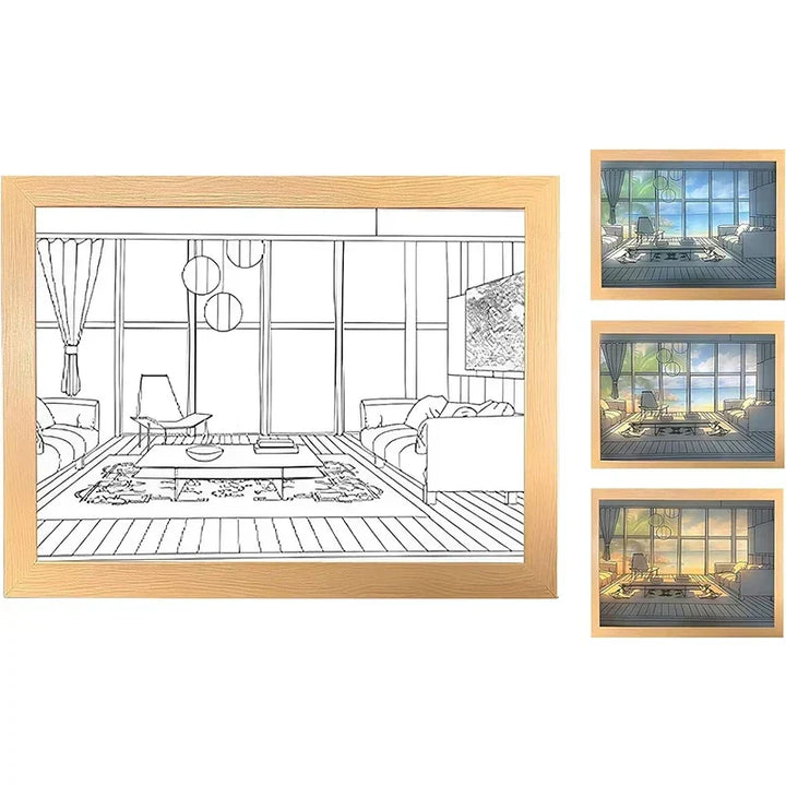 Luminous Decorative Dimmable Artsy Led Light Painting | Kalsten