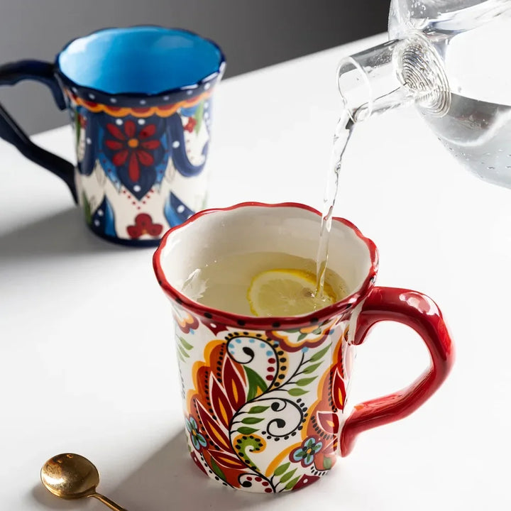 Bohemian Blossoms Coffee Mug | Kalsten
