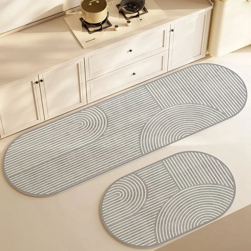SafeStyle Non-Slip Mat for Home – Modern Design & Washable Faux Leather | Kalsten