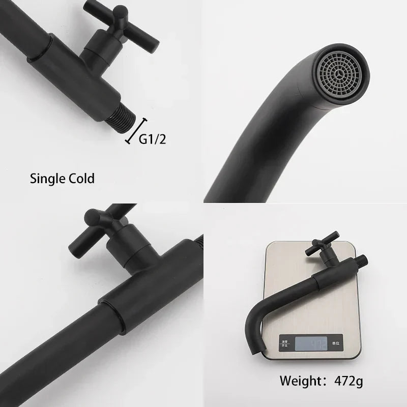 Luxury Wall Faucet with Waterfall Design for Bathroom Renovation Kalsten