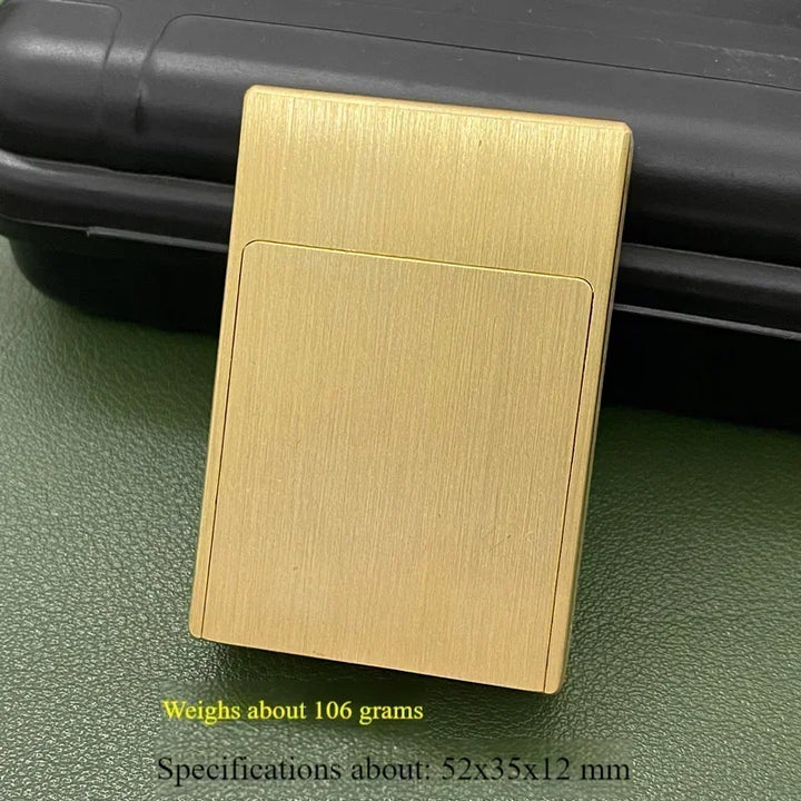 Timeless Brass Matchbox Handmade Kerosene Lighter | Kalsten