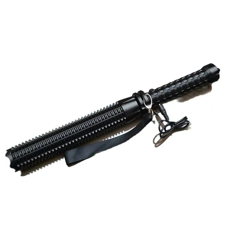 Tactical Rechargeable Flashlight Telescopic Self Defense Stick | Kalsten
