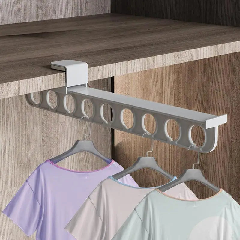 Kalsten | Retractable Wardrobe Rail Closet Organizer Hanger