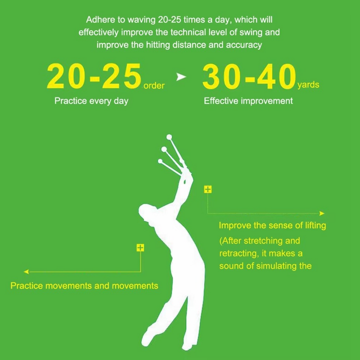 Kalsten | Golf Swing Trainer with Click Feedback for Grip Strength and Swing Correction