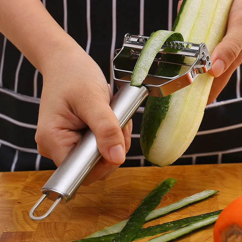 Vegetable Peeler Stainless Steel Ergonomic Rustproof | Kalsten