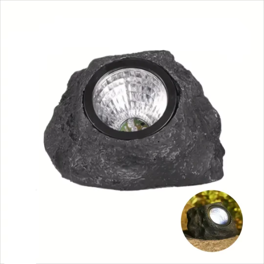Kalsten | Solar-Powered LED Stone Spotlight for Outdoor Landscaping
