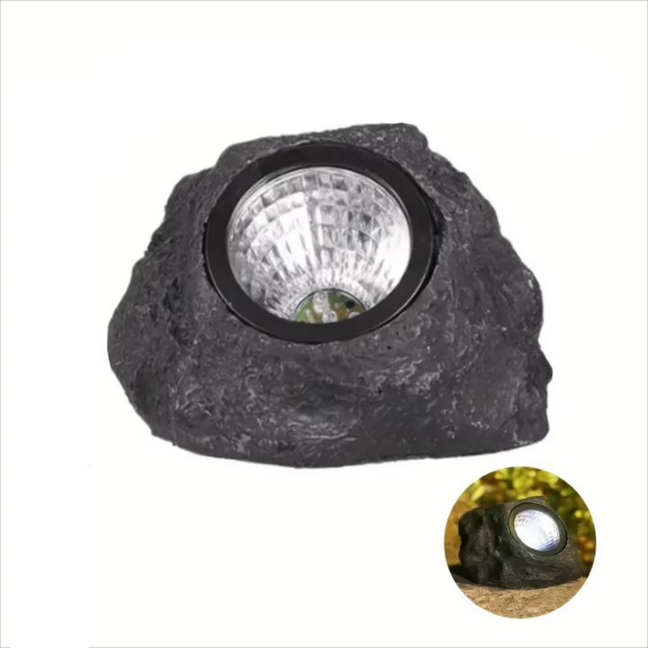 Kalsten | Solar-Powered LED Stone Spotlight for Outdoor Landscaping