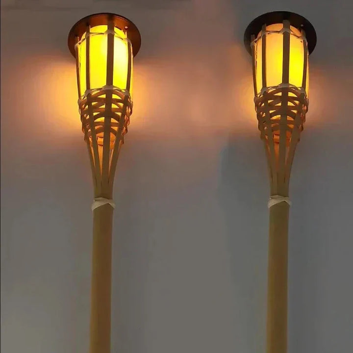 Solar Torch Set – 5 Flame-Effect LED Garden Lights