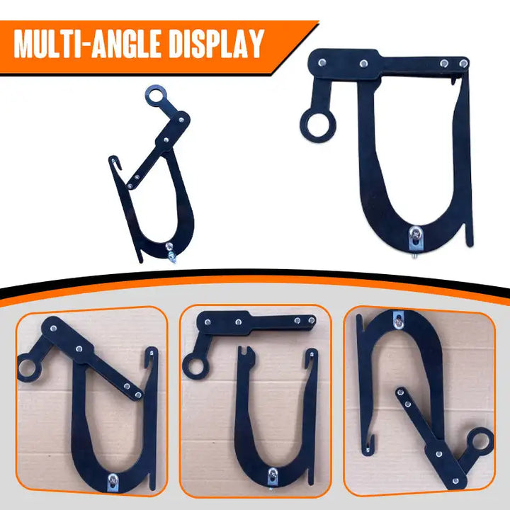 Compact Rope Threading Bracket Clamp | Kalsten