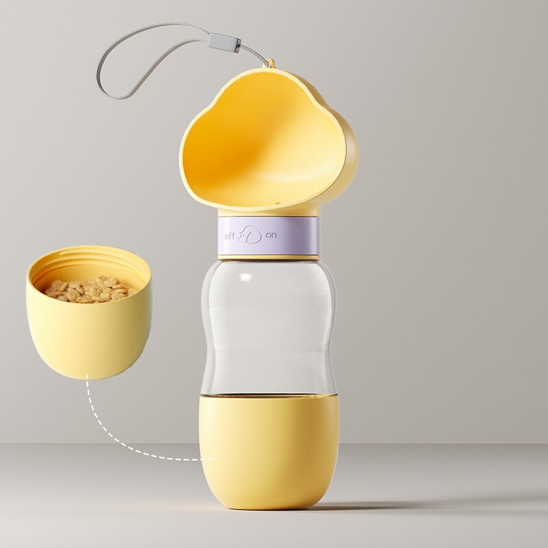 2in1 Smart Pet Portable Water Bottle Feeder | Kalsten