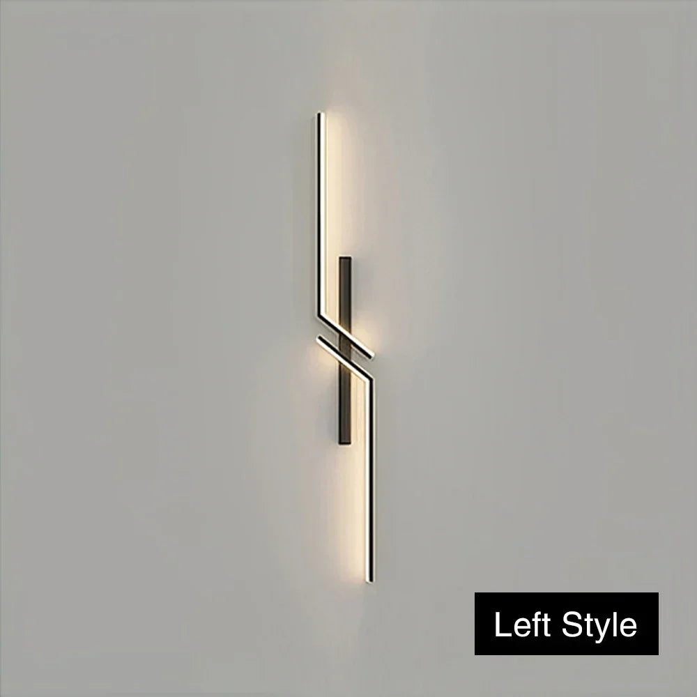 Modern Dimmable LED Wall Light – Remote-Control Minimalist Wall Sconce for Bedroom, Living Room, and TV Background | Kalsten