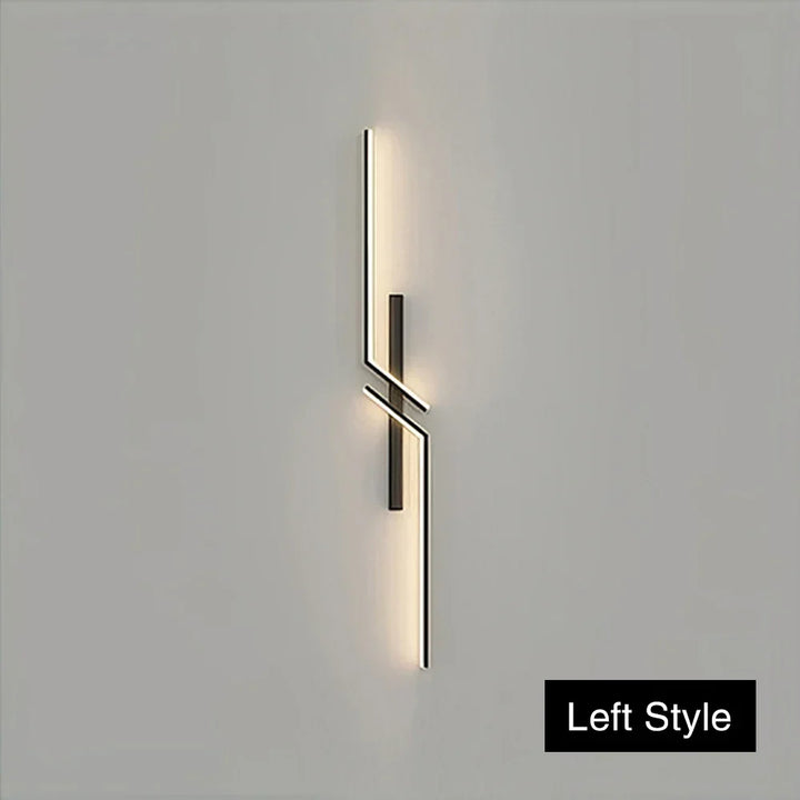 Modern Dimmable LED Wall Light – Remote-Control Minimalist Wall Sconce for Bedroom, Living Room, and TV Background | Kalsten