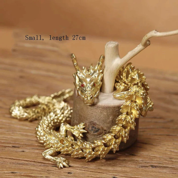 Kalsten | Mystic Scales 3D Brass Dragon Home Decor