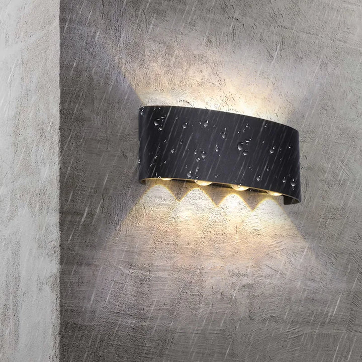 Body Motion Sensor Wall Light Waterproof Outdoor LED Wall Sconce Up Down Glowing Lamps Garden Yard Induction Corridor Wall Lamp | Kalsten