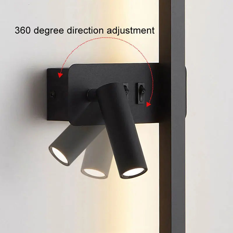 Creative Rotatable LED Wall Lamp - Modern and Versatile Lighting Solution | Kalsten