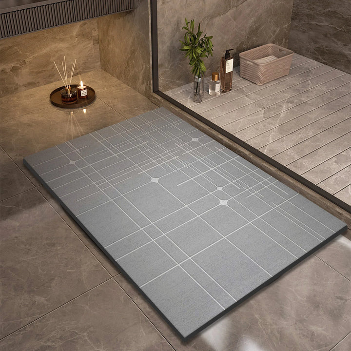 Kalsten | Superabsorbent Non-slip Bath Mat Quick-drying Shower Rug