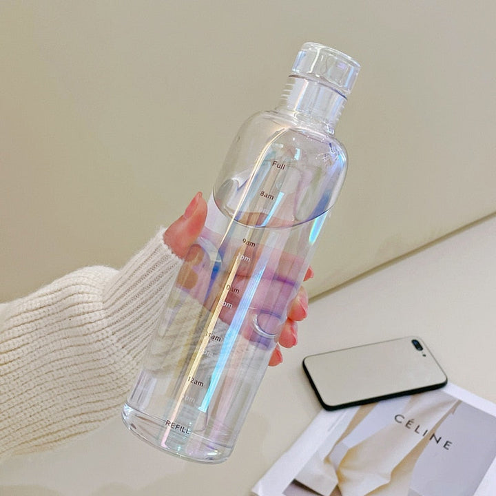 Kalsten | Time Scale Heat-Resistant Glass Water Bottle
