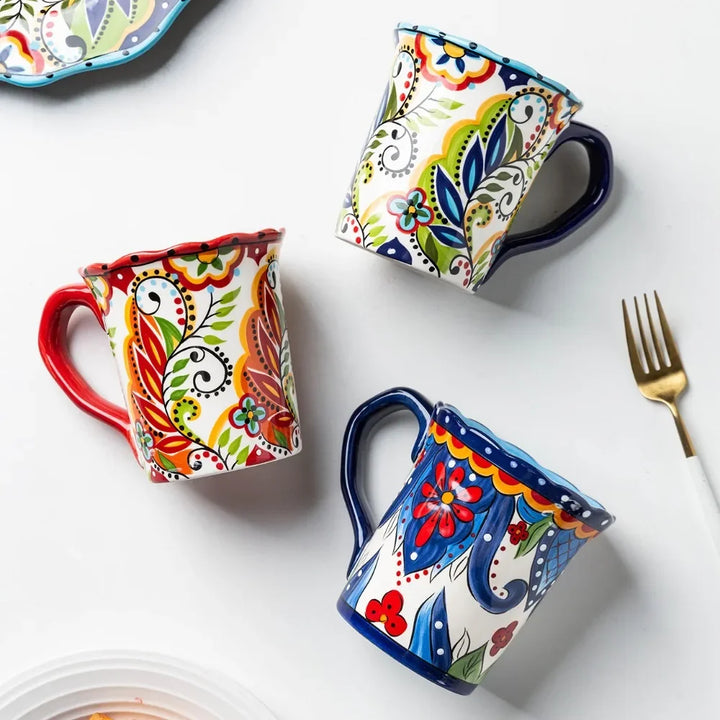 Bohemian Blossoms Coffee Mug | Kalsten