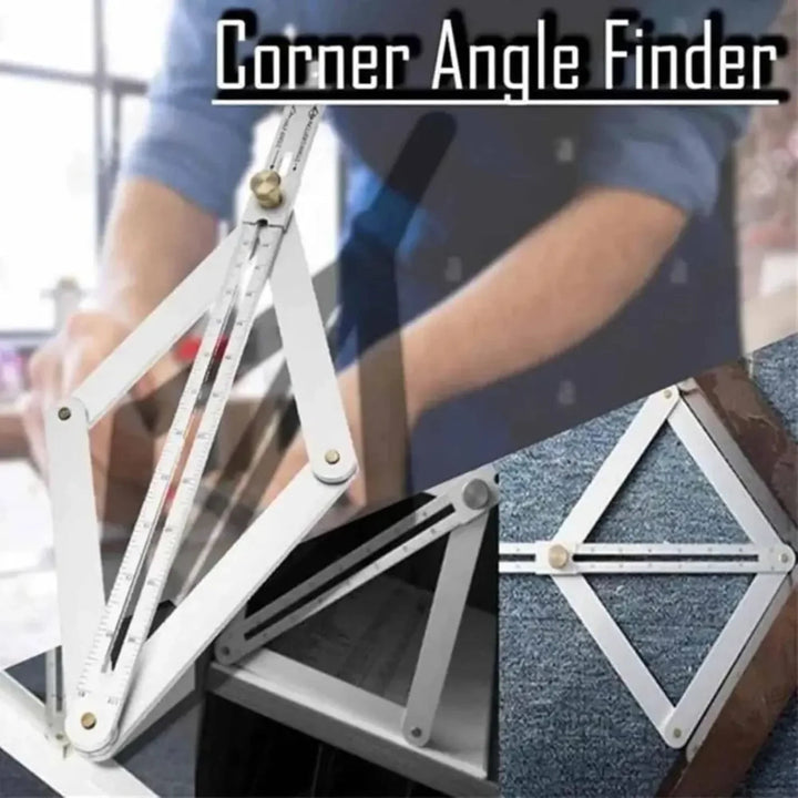 Adjustable angle ruler made of alloy, 45 cm | Kalsten