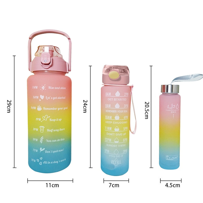 All Day Hydrate Time Marker Water Bottle | Kalsten