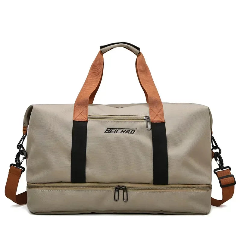 Kalsten | VOLARIS Fitness Travel Bag | Large Capacity | Dry-Wet Separation | Hand & Shoulder Bag for Women