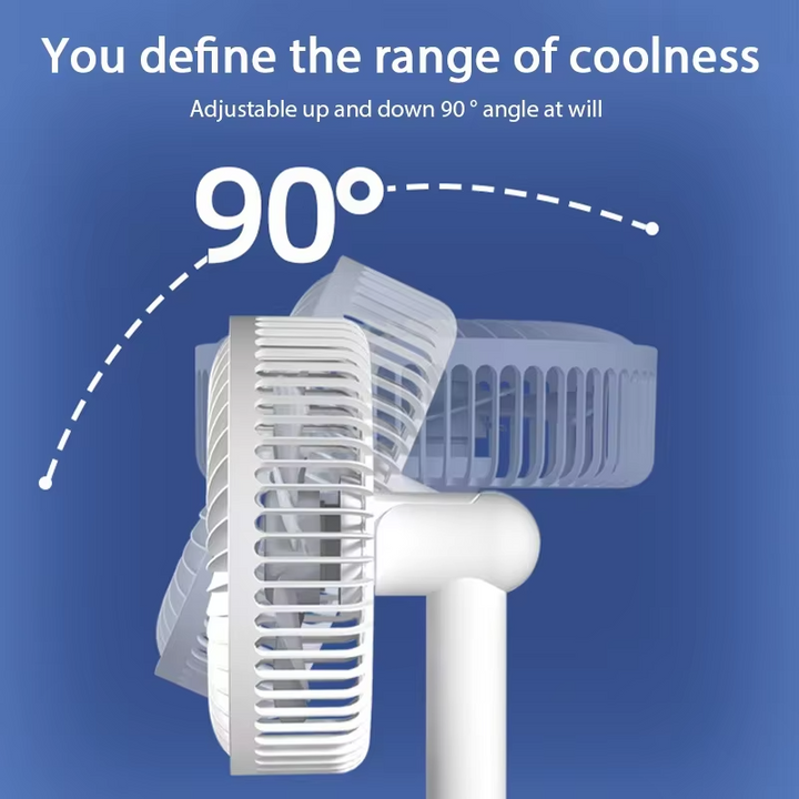 USB Desktop Oscillating Fan with Adjustable Head and Powerful Airflow | Kalsten