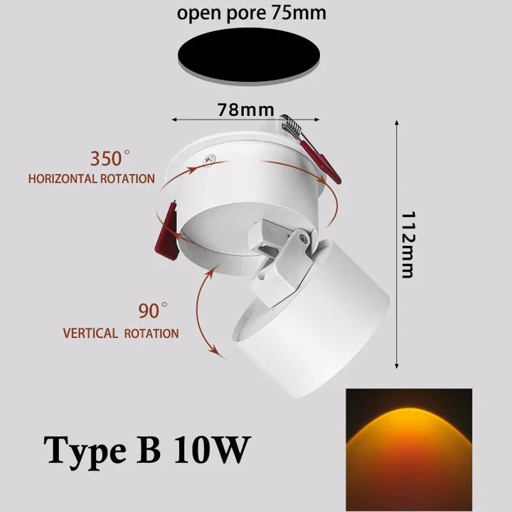 LED Sunset Atmosphere Wall Spotlight | Kalsten