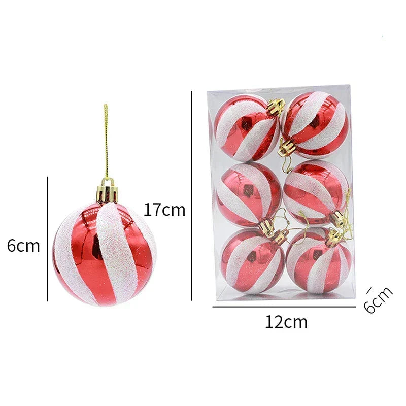 Elegant Snowflake Christmas Baubles Set – High-quality Christmas ornaments in red, white and gold, perfect for festive tree decoration at Christmas | Kalsten