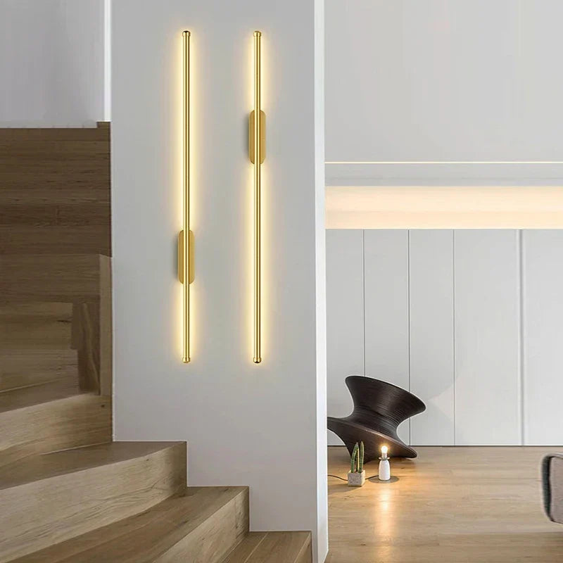 Gold Black Indoor LED Wall Lights: Stylish Illumination for Your Space | Kalsten