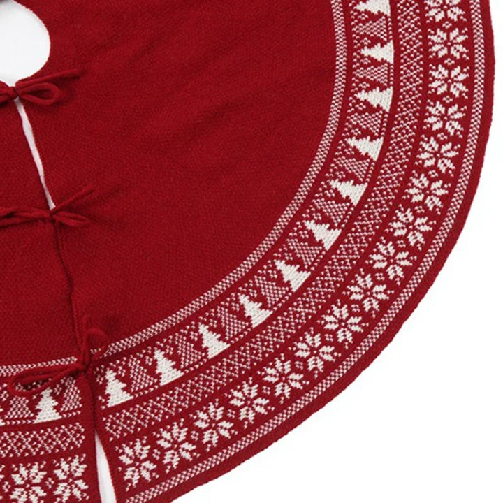 Plush tree Christmas tree skirt | Kalsten