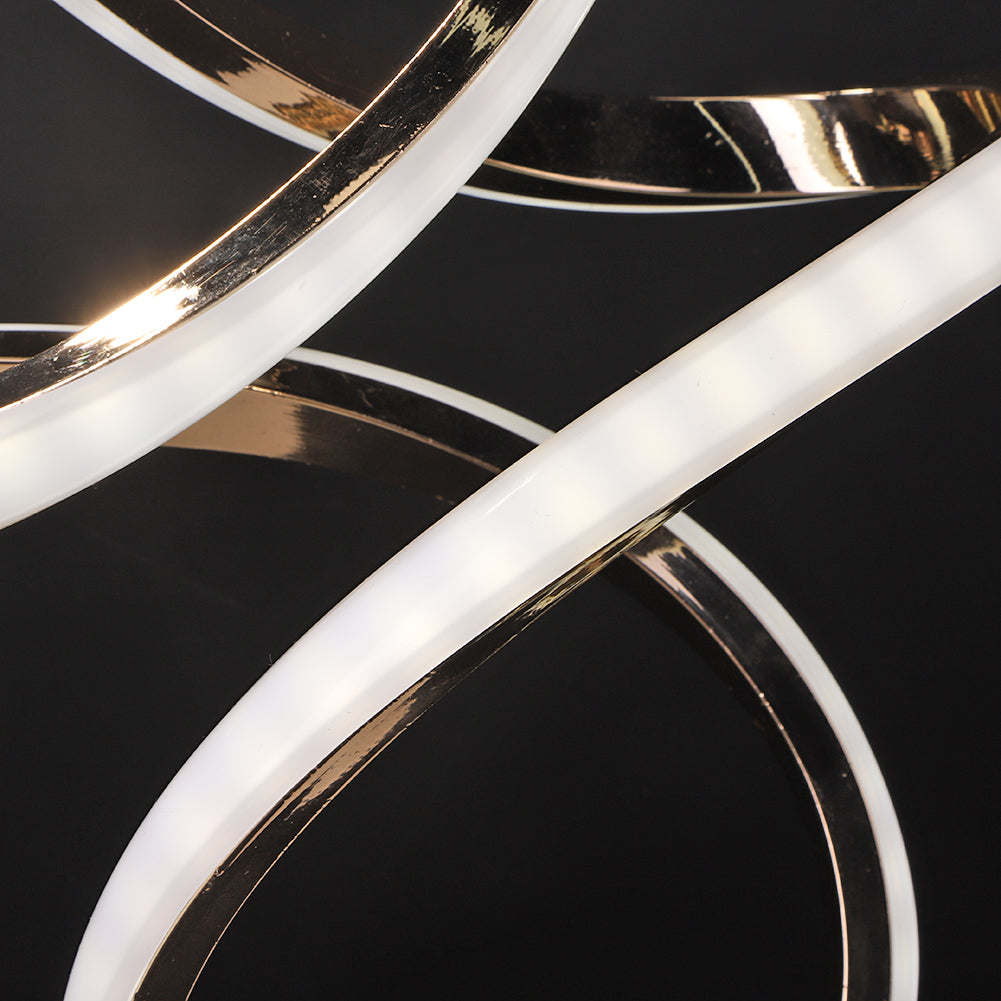 SpiralGlow – Sleek LED Table Lamp with Cozy Warm Light | Kalsten