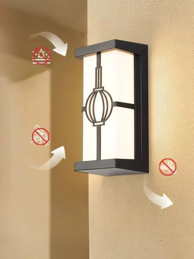 LED Outdoor Waterproof Wall Light with Motion and Voice Sensors – 20W for Porch, Balcony, and Garden | Kalsten
