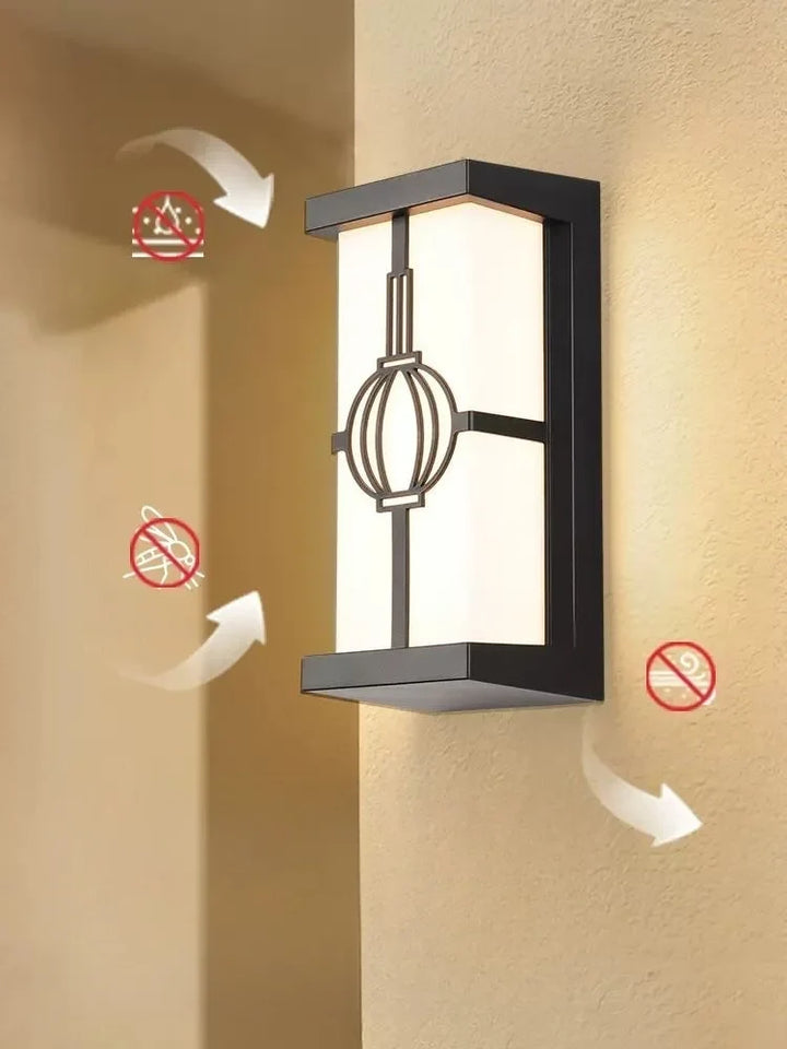 LED Outdoor Waterproof Wall Light with Motion and Voice Sensors – 20W for Porch, Balcony, and Garden | Kalsten