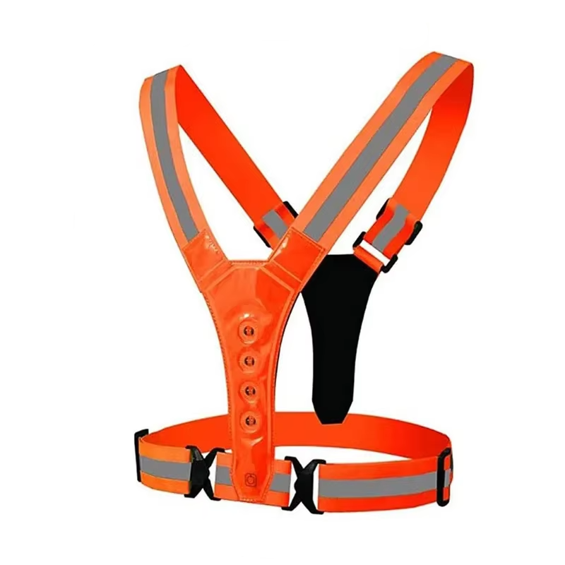 Kalsten | LED Reflective Safety Vest with Adjustable Straps and USB Rechargeable Lights