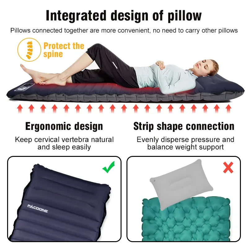 Kalsten | Ultralight Self-Inflating Camping Mattress with Built-in Pump – Eryx