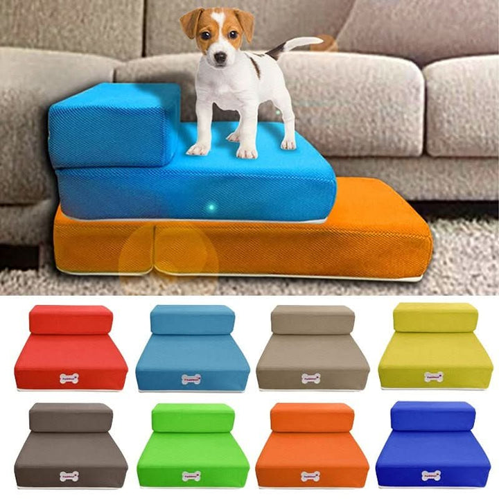 Kalsten | DOGSTEP PRO – Luxury Dog Stair for Joint-Friendly Climbing onto Sofa & Bed