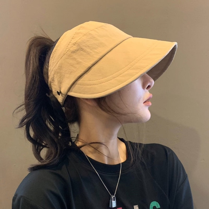 Sun Safe Chic Summer Mask Holder Hat | Kalsten