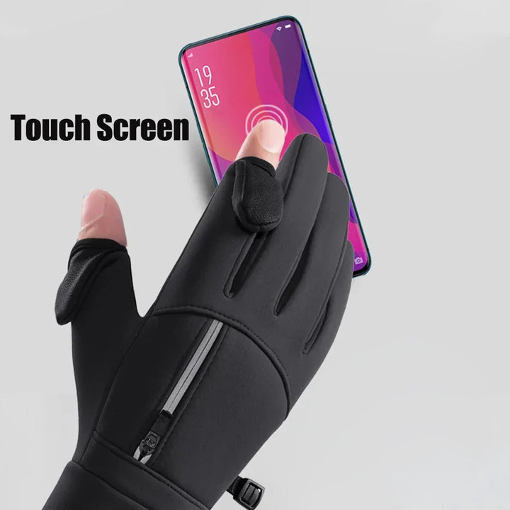 Kalsten | FrostGrip | Winter gloves with foldable fingertips | Waterproof, Windproof & Touchscreen-compatible | M–XL