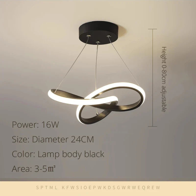 Modern LED Pendant Light Chandelier - Elegant Hanging Lamp for Versatile Spaces | Kalsten