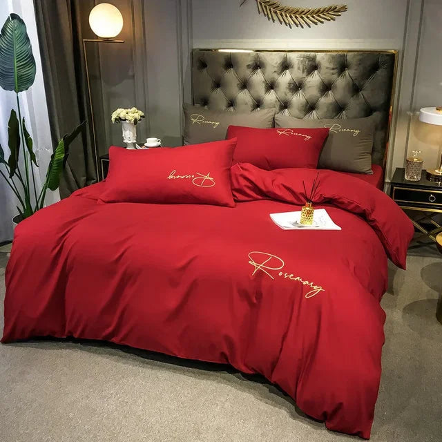 Luxury Duvet Cover with Elegant Embroidery – Soft, Breathable and High Quality | Kalsten