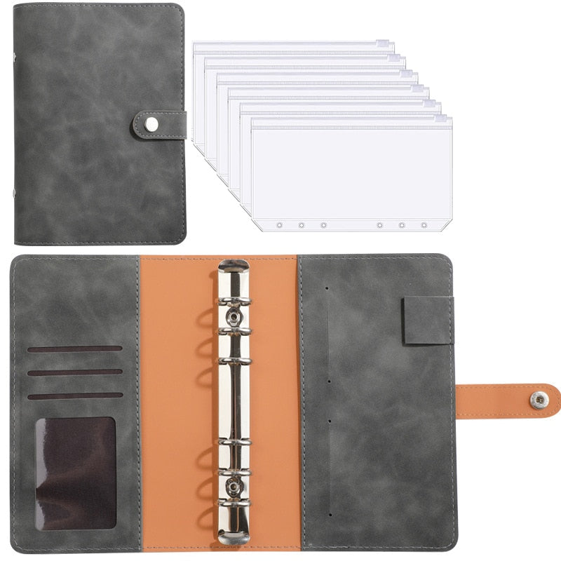 Kalsten | Financial Planner Leather Multi Pocket Bill Organizer Notebook