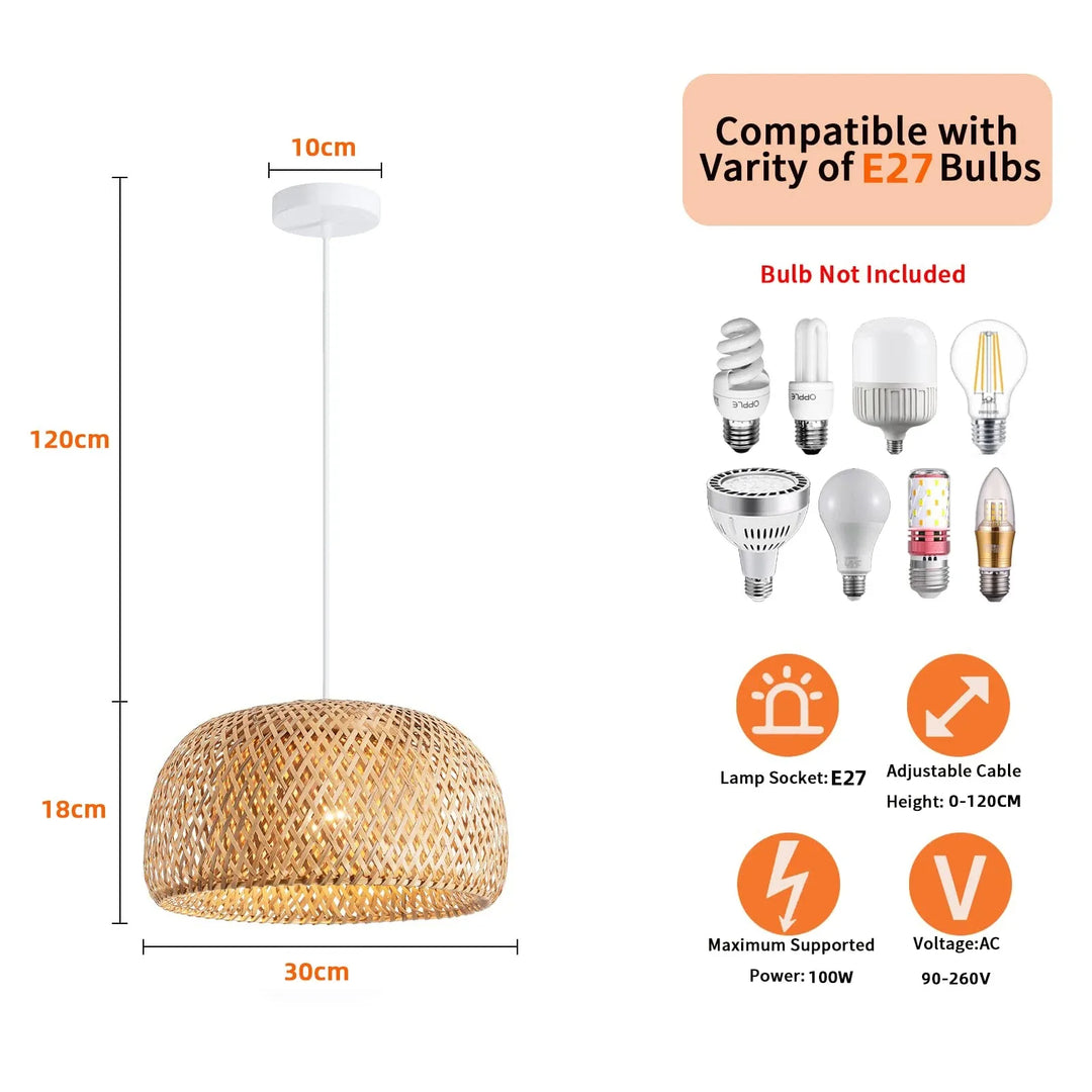 Classic Bamboo Lustre Chandelier: Timeless Elegance for Your Space | Kalsten