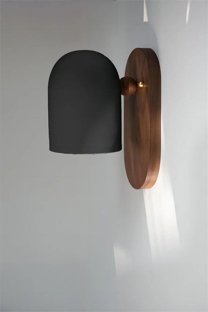 Skanto | TimberSoul – Wabi-Sabi Walnut Wall Lamp for Natural Atmosphere