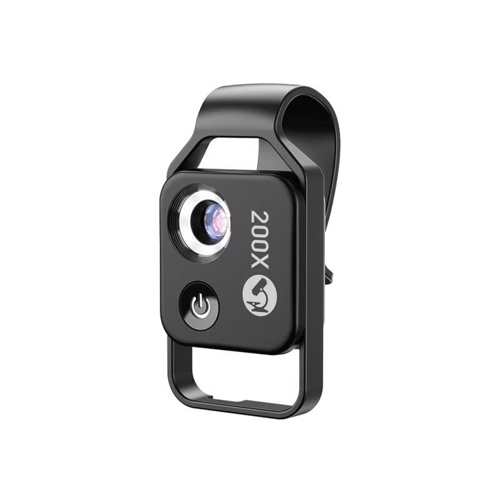 Kalsten | 200X Zoom Professional Microscope Lens for Smartphones with Clip